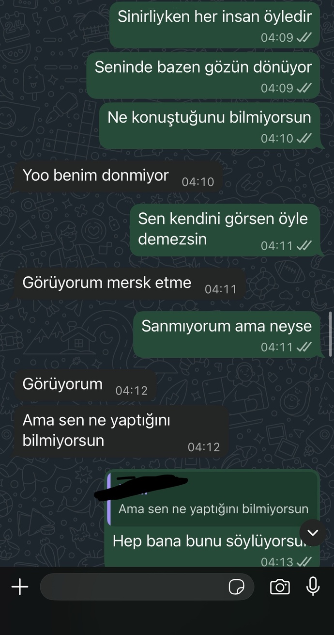 Eski sevgilim ne istiyor anlamıyorummm?