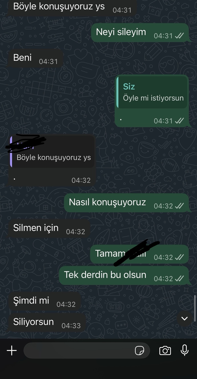 Eski sevgilim ne istiyor anlamıyorummm?