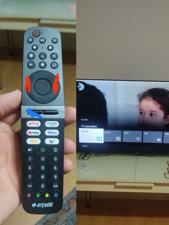 TV kumandası tuşları hakkında bilgi?
