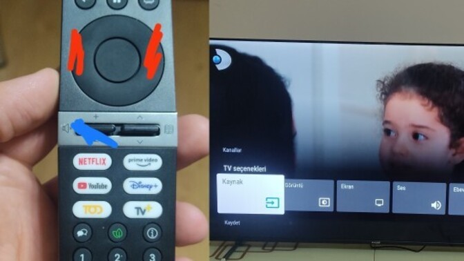 TV kumandası tuşları hakkında bilgi?