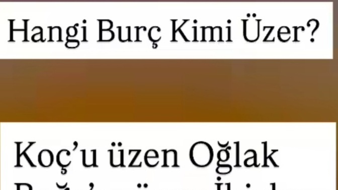 Hangi Burcu, Hangi burç üzermiş?