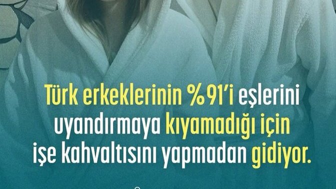 Sabah eşinize kahvaltı hazırlar mısınız?
