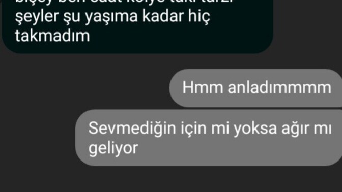 Adama saat aldım yılbaşı için sevmiyormuş napcam şimdi?