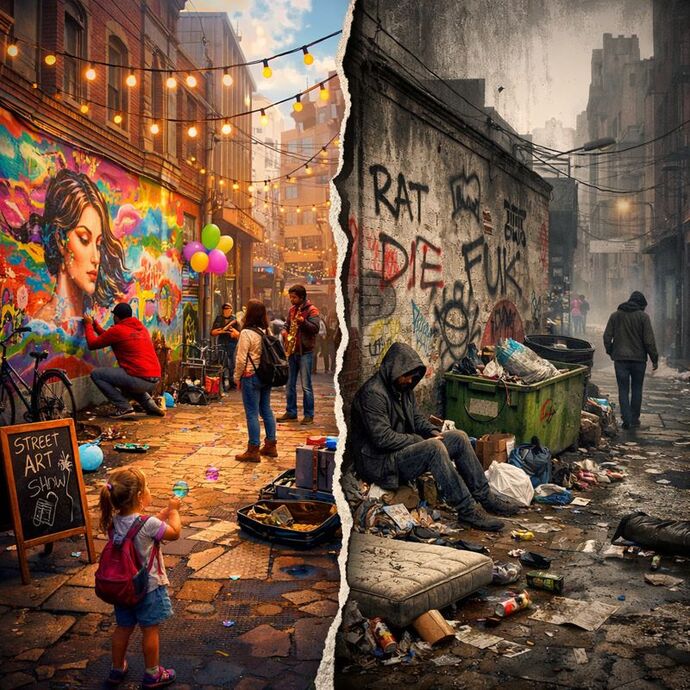 Sokak sanatçılığı ve graffiti sokaklara gerçekten renk mi katıyor yoksa kirli mi gösteriyor?