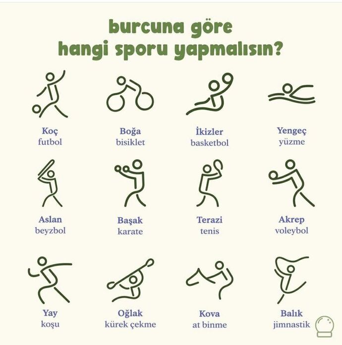 Burcuna göre hangi spor sana daha uygun, hangi burç hangi sporu yapmalı?