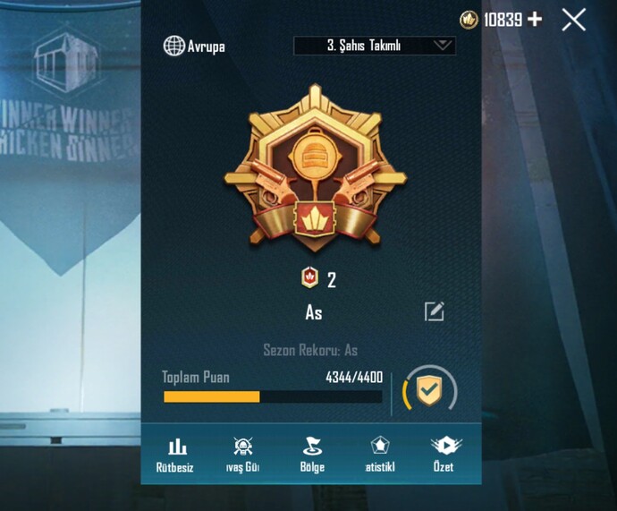 Pubg mobile de hesabınız en fazla hangi kademe seviyesine ulaştı?