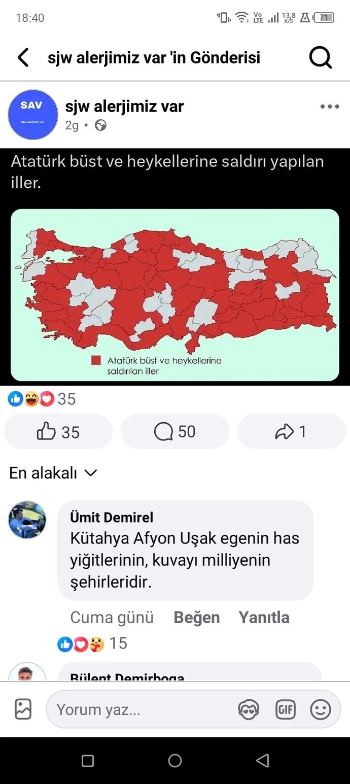 İnsan ülke kurucusuna düşman olur mu?
