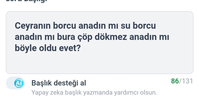 Komşuların su ve çöp borcu yüzünden kavga etmek normal mi sizce?