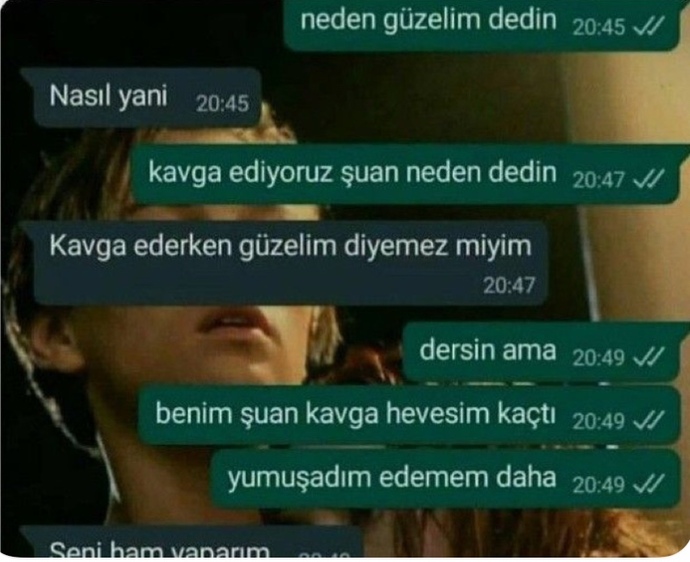 Tartışma sırasında söylenen sevgi sözcüğü sizi yumuşatır mı?