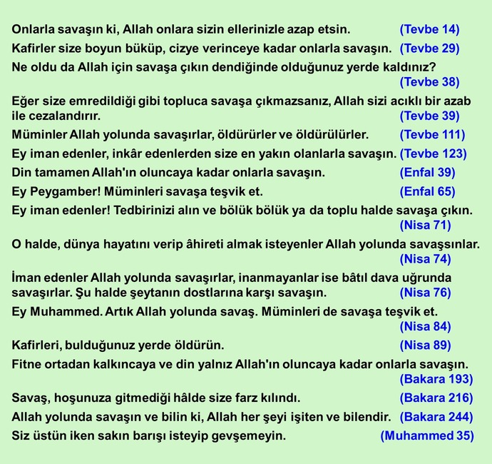 Madem müslümansın neden Kur’an’daki ayetleri ve dininin emirlerini uygulamıyorsun?