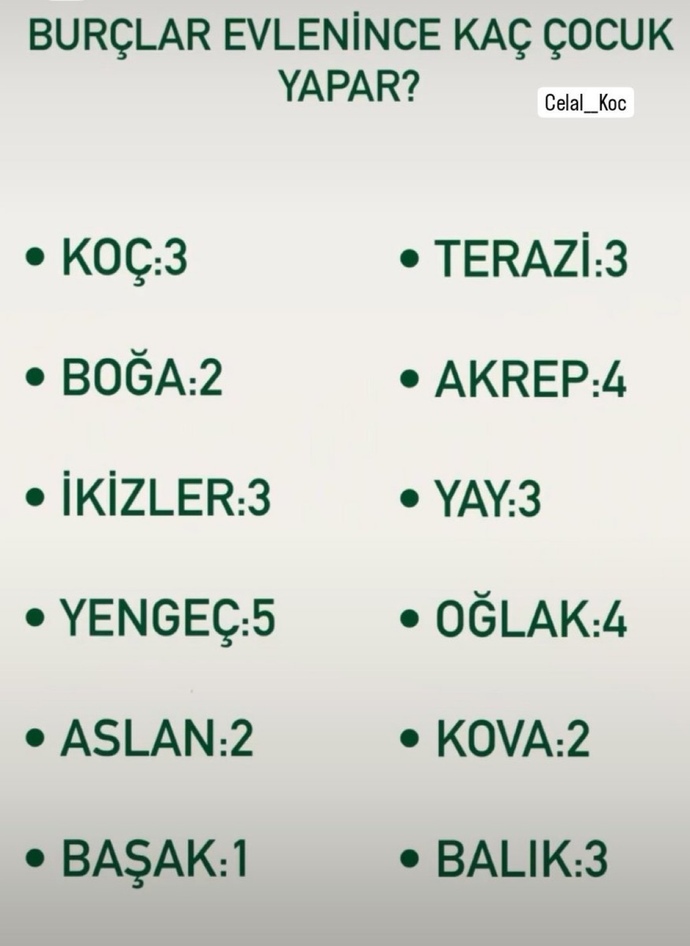 Senin burcun nedir?