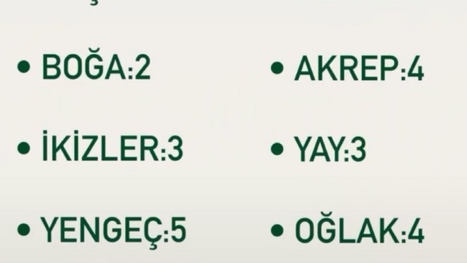 Senin burcun nedir?