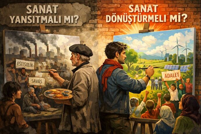 Sanat toplumu değiştirmeli mi yoksa sadece toplumsal gerçekleri mi yansıtmalı?