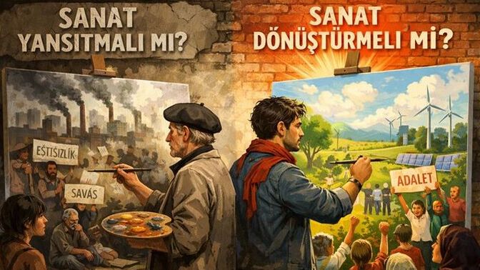 Sanat toplumu değiştirmeli mi yoksa sadece toplumsal gerçekleri mi yansıtmalı?