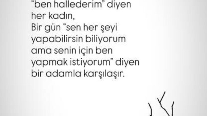 "Hallederiz" diyen erkekten olur muu?