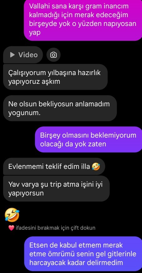 Ne yapsam sizce ayrılık konuşması yapsam mı?