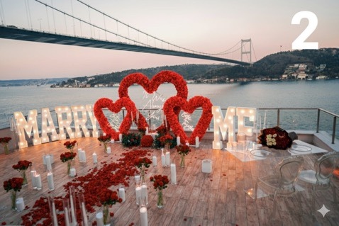 Kızlar evlilik teklifi için hangisi sizce?