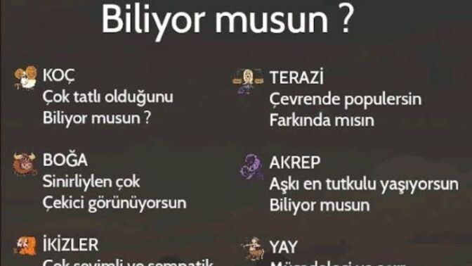 Burçlara göre en çok hangi iltifatları kullanıyorsunuz, neler yakışır 🤔?