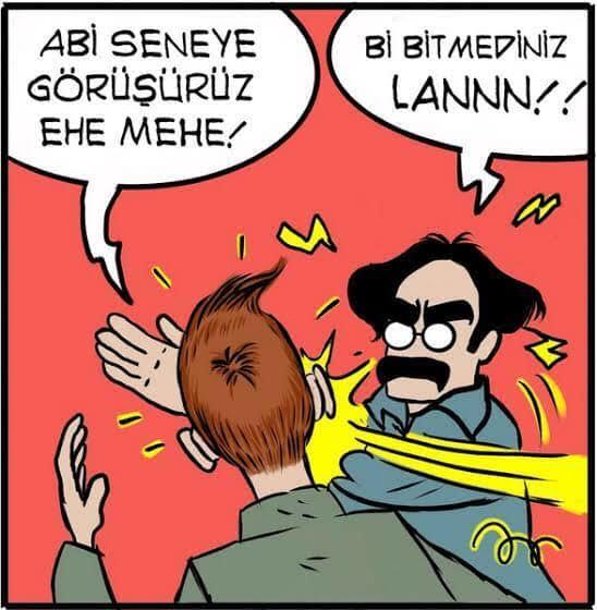 Yeni yıla girerken seneye görüşürüz esprisi yapıyor musunuz bu espri Size yapılınca ne tepki veriyorsunuz?