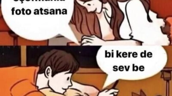 Bir erkeğin dekoltesi "gri eşofman" mıdır?