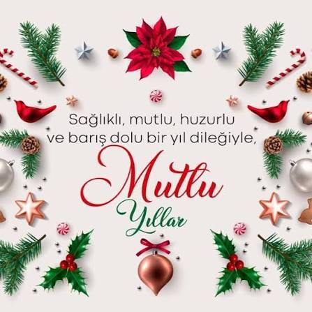 Sevdiklerinize icten bir yeni yil mesaji attiniz mi, ne yazdiniz 🤔🎄?