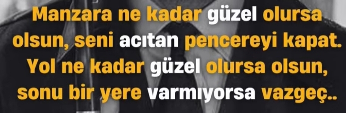 Sonu bir yere varmayan yolu yürümeye devam eder misin?