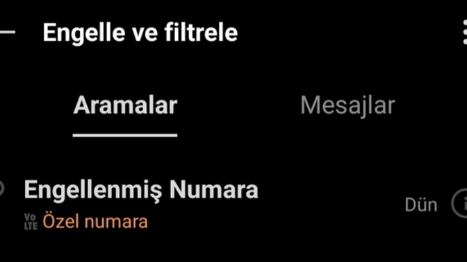 Gizli numara engelleme özelliğini sonradan açarsam önceki aramalar kimden gelir?