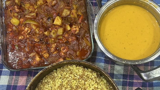 Uzun zaman sonra mutfağa girdim, aileme yaptığım yemekler nasıl olmuş sizce 🥰?