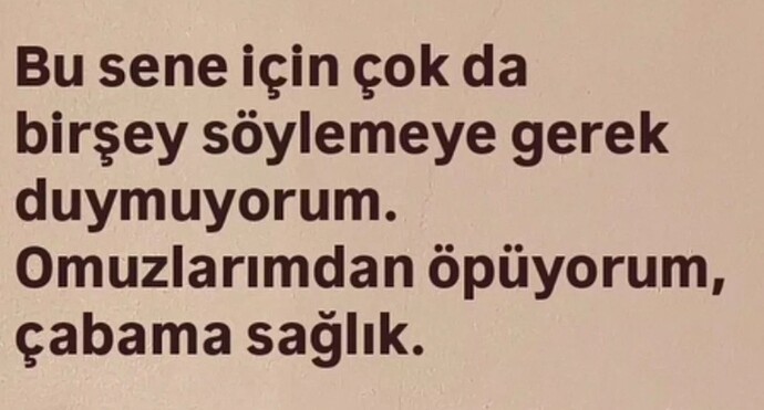Gelecek seneden umudunuz var mı?