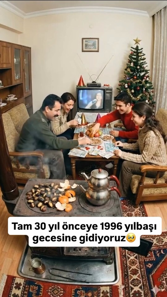 30 Yıl Önce Yılbaşı 🥺🥺 #90lar#nostalji#?