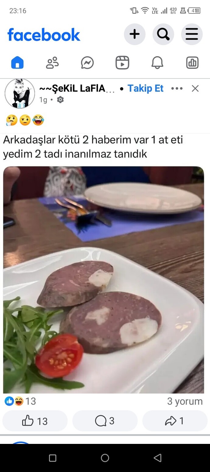 At eti yediniz mi?