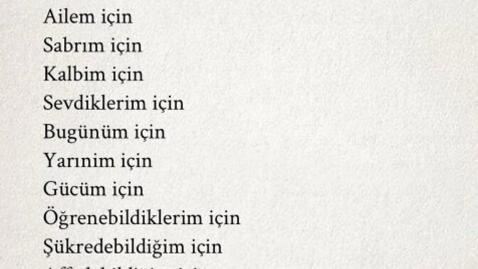 Hayata şükredenlerden misiniz yoksa isyan edenlerden mi?