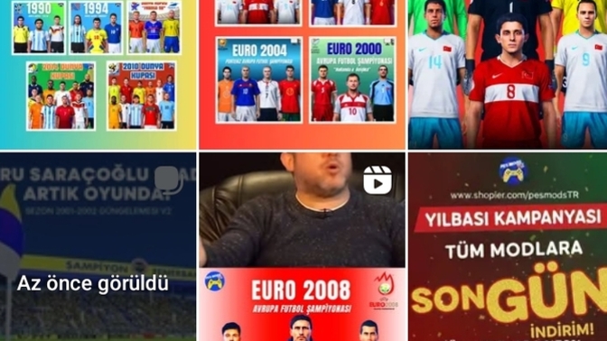 PES 2021 bilgisayar için bu özel mod paketlerini alan, kullanan var mı?
