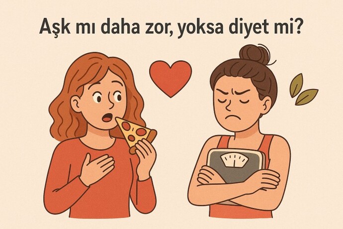 Aşk mı daha zor, yoksa diyet mi?