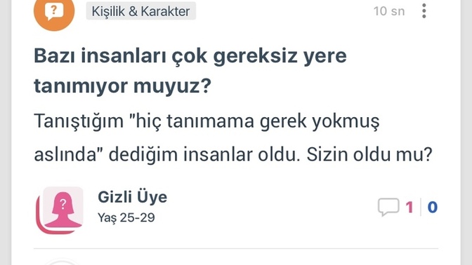 Benim uygulama bozuldu heralde sizin nasıl?