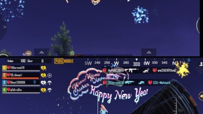 PUBG Mobile in Yılbaşı Kutlaması nasıl olmuş sizce?