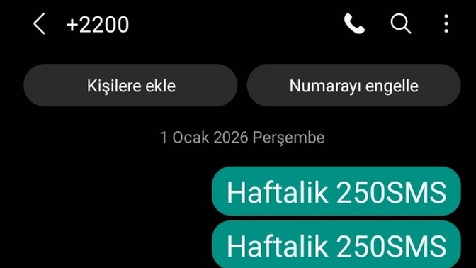 Telefonumdan ben atmadığım halde mesaj gönderilmiş görünüyor, dolandırılıyor muyum?