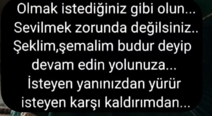 Sırf sevilmek için olduğunuzdan farklı bir karaktere bürünür müsüz?