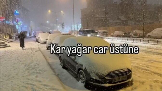 " Kar pedi "fikrime ne diyorsunuz karla ilgili her şey var hijyenik pedin de o çeşidi çıkmaz mı 😂 ?
