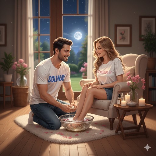 Kadının ayağını yıkayan erkek, 7 adım önde midir?