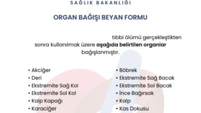 Organ bağışına bakış açınız nedir?