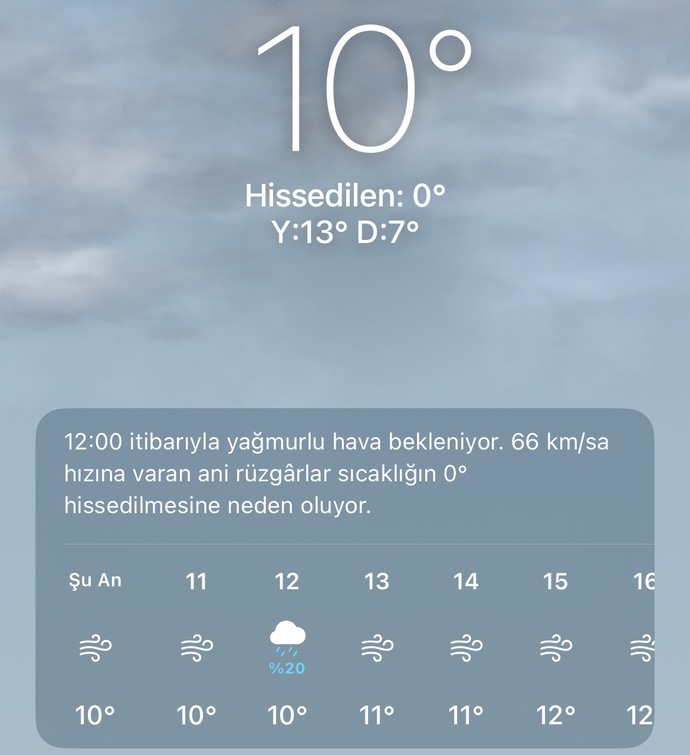 Sizde hava nasıl, oralarda da böyle eksi derecelerde donuyor musunuz 🥶?