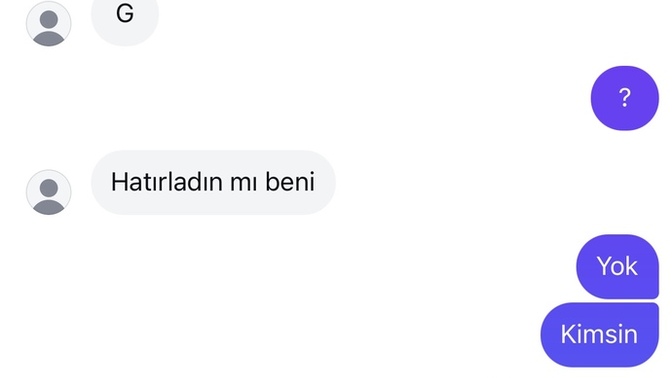 Bu ne şimdi fake hesabıma gelen mesaj kendisi de fake bu arada?