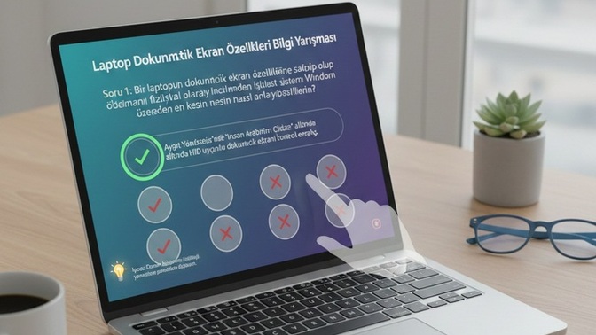 Laptopta dokunmatik (touch) özelliğini kullanabiliyor musunuz?