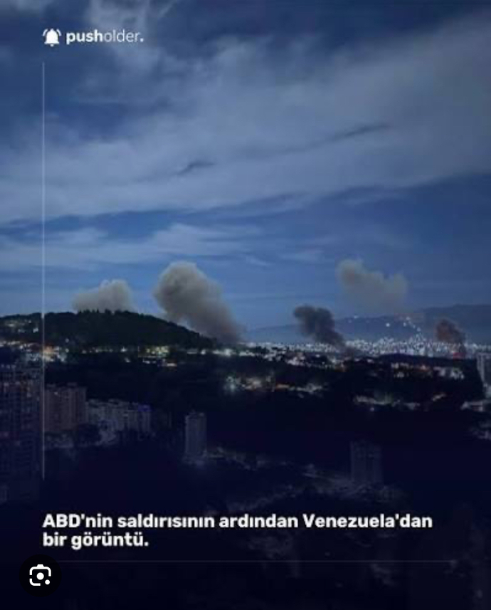 Yılın ilk savaşı başladı. ABD, Venezuelayı vurdu. Ne düşünüyorsunuz?