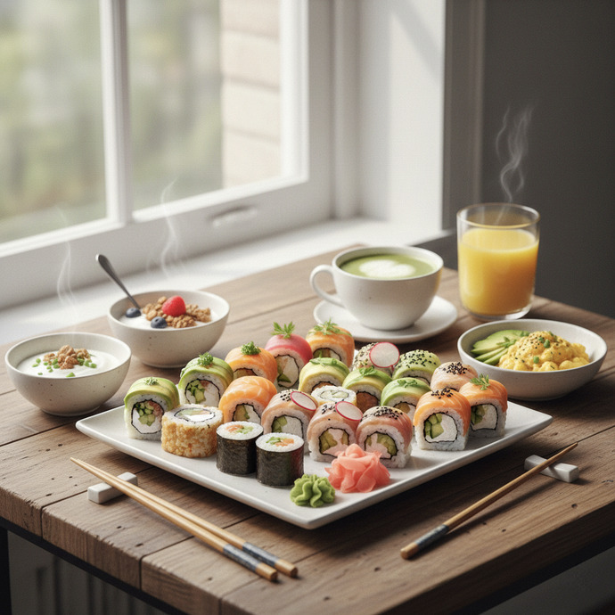 Kahvaltıda sushi yiyebilir misiniz?
