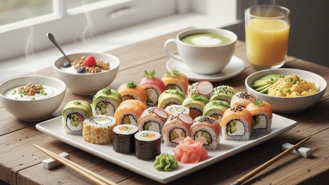 Kahvaltıda sushi yiyebilir misiniz?