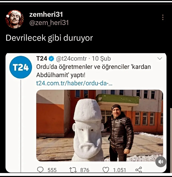 Sizde kardan adam yaptınız mı?