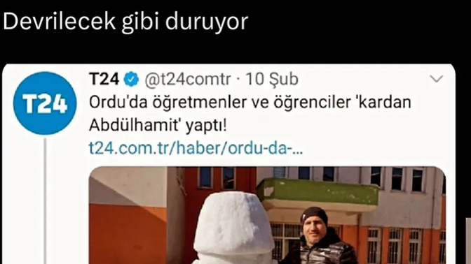 Sizde kardan adam yaptınız mı?