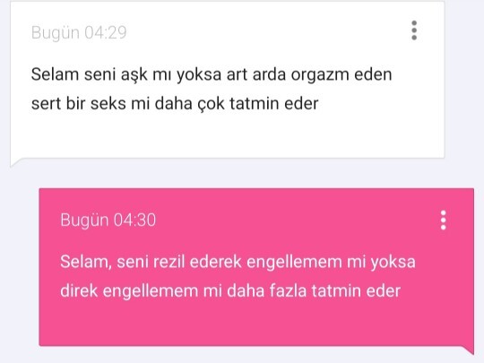 Böyle bi mesaj alsaydınız tepkiniz nasıl olurdu kızlar?